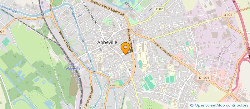 localisation de l'entreprise SCI MARYFLO à ABBEVILLE