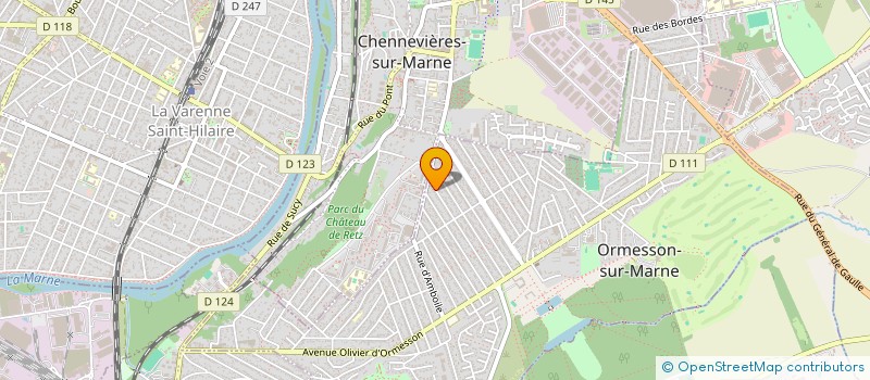 localisation de l'entreprise SCI MARYGE  ORMESSON-SUR-MARNE