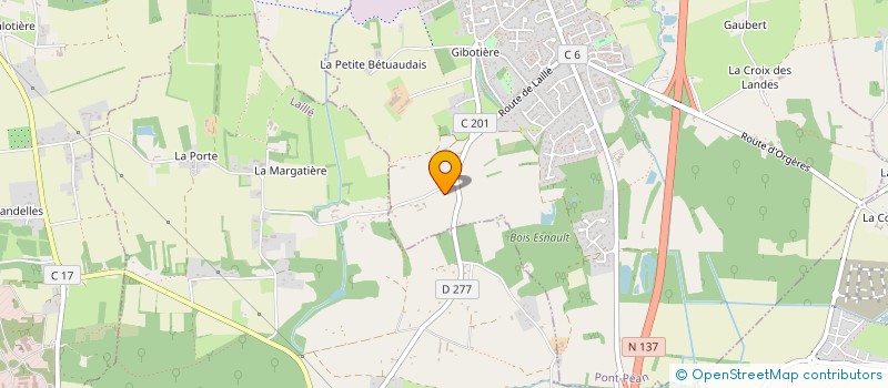 localisation de l'entreprise SCI MARYLEINE  PONT-PEAN