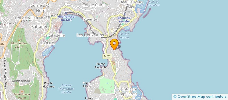 localisation de l'entreprise SCI MARYLENE à SAINT-JEAN-CAP-FERRAT