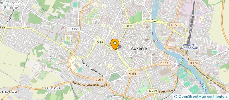 localisation de l'entreprise SCI MARYPIERRE à AUXERRE