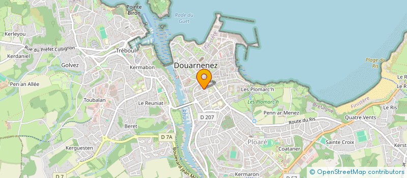 localisation de l'entreprise SCI MARYSE  DOUARNENEZ