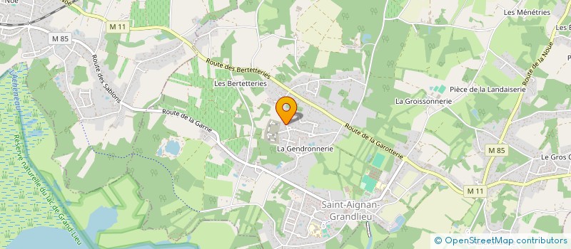 localisation de l'entreprise SCI MARYSE BASTIE  SAINT-AIGNAN-GRANDLIEU