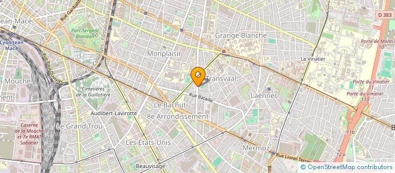 localisation de l'entreprise SCI MARYSE BASTIE  LYON