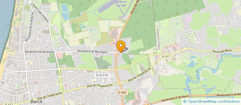 localisation de l'entreprise SCI MARYSE II  BERCK