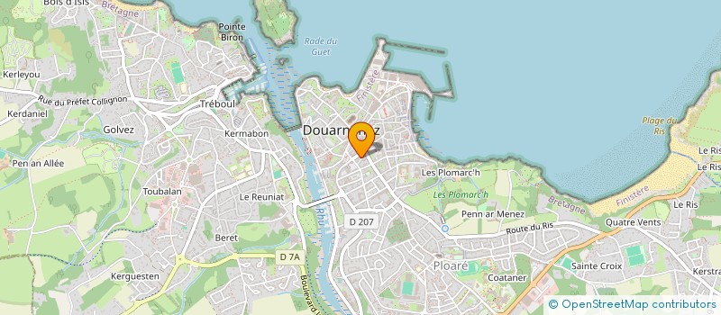 localisation de l'entreprise SCI MARYSIA  DOUARNENEZ