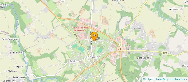 localisation de l'entreprise SCI MARYTHIE  LANVOLLON