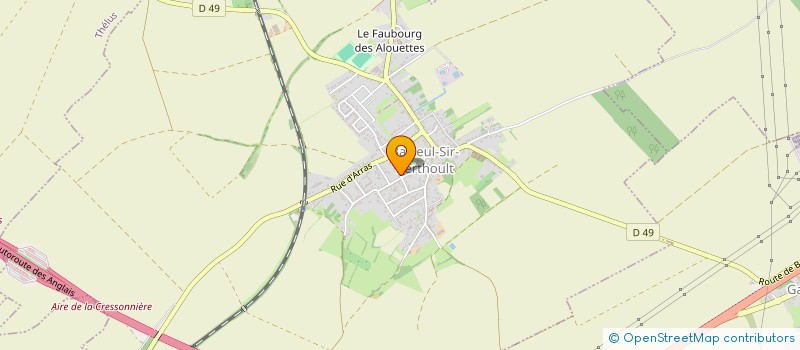 localisation de l'entreprise SCI MARYVAL  BAILLEUL-SIR-BERTHOULT