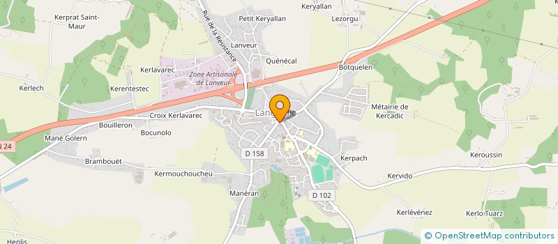 localisation de l'entreprise SCI MARYVANQUE  LANGUIDIC