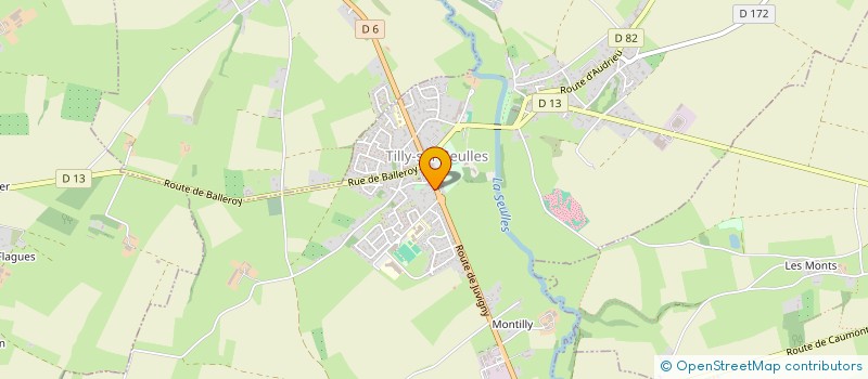 localisation de l'entreprise SCI MARYVE  TILLY-SUR-SEULLES