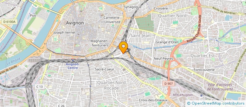 localisation de l'entreprise SCI MARYVE  AVIGNON