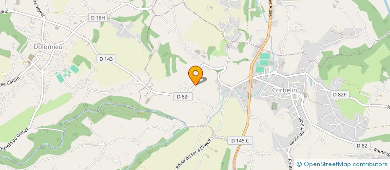 localisation de l'entreprise SCI MARYVONNE VAUGE & CIE  CORBELIN