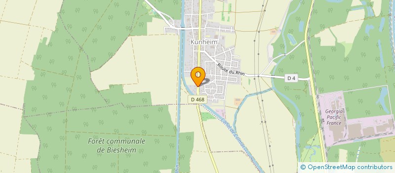 localisation de l'entreprise SCI MARZIN SN  BALTZENHEIM