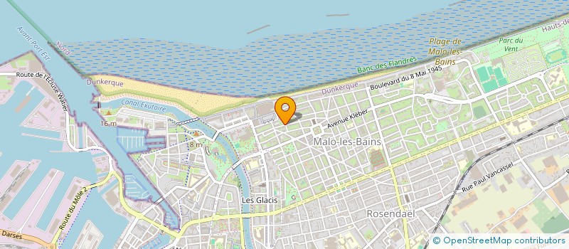 localisation de l'entreprise SCI MARZLOFF LES BAINS à DUNKERQUE