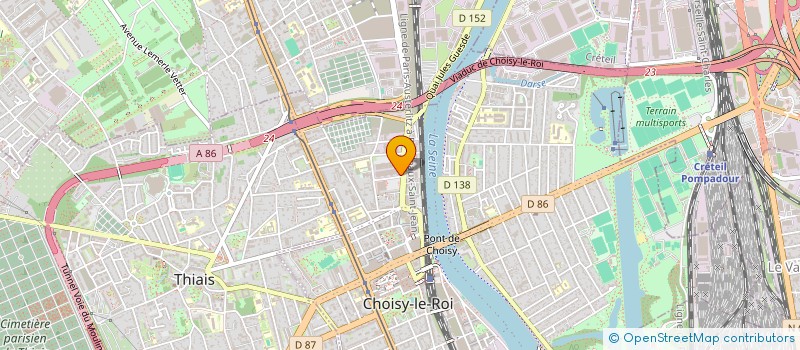 localisation de l'entreprise SCI MAS à CHOISY-LE-ROI