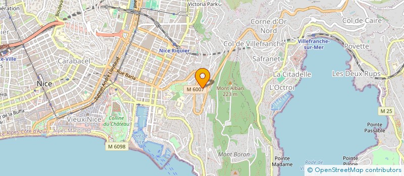 localisation de l'entreprise SCI MAS à NICE