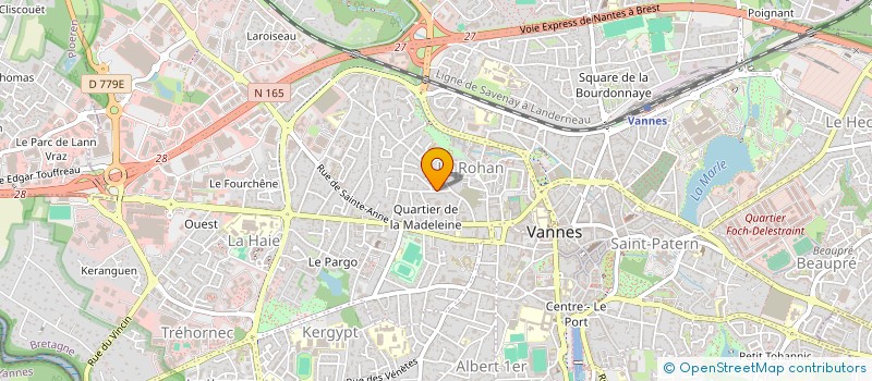 localisation de l'entreprise SCI MAS  VANNES