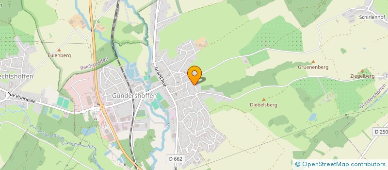 localisation de l'entreprise SCI MAS  GUNDERSHOFFEN