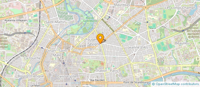 localisation de l'entreprise SCI MAS à RENNES