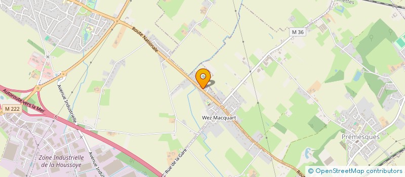 localisation de l'entreprise SCI MAS  LA CHAPELLE-D'ARMENTIERES