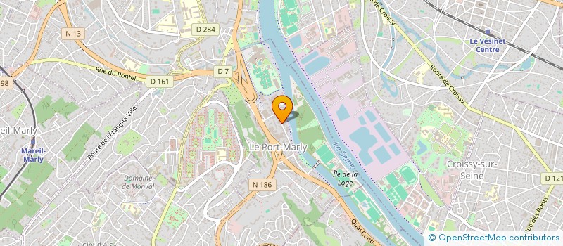 localisation de l'entreprise SCI MAS  LE PORT-MARLY