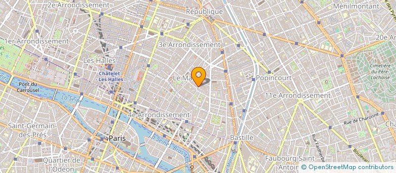 localisation de l'entreprise SCI MAS 4S  PARIS