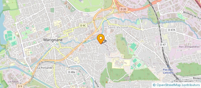 localisation de l'entreprise SCI MAS  MARIGNANE