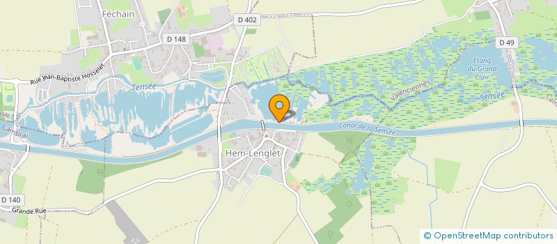 localisation de l'entreprise SCI MAS  HEM-LENGLET