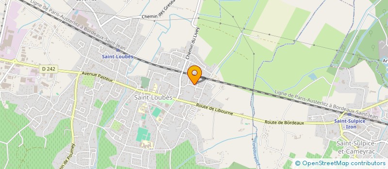 localisation de l'entreprise SCI MAS  SAINT-LOUBES