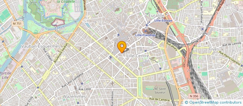 localisation de l'entreprise SCI MAS  LILLE