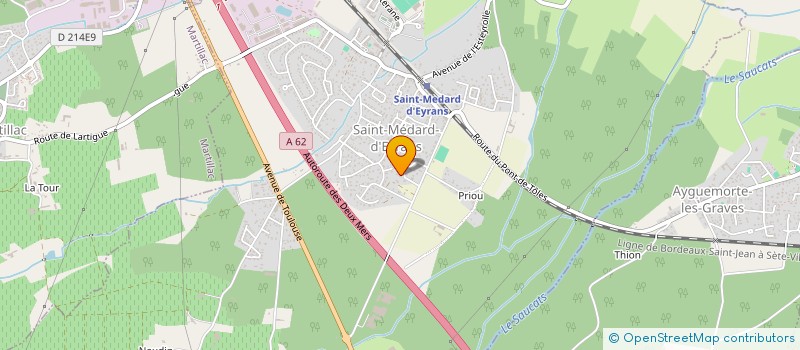 localisation de l'entreprise SCI MAS  SAINT-MEDARD-D'EYRANS