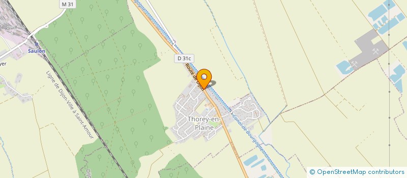 localisation de l'entreprise SCI MAS  THOREY-EN-PLAINE