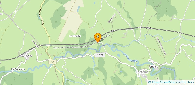 localisation de l'entreprise SCI MAS  DROITURIER