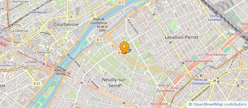 localisation de l'entreprise SCI MAS BLUES à NEUILLY-SUR-SEINE