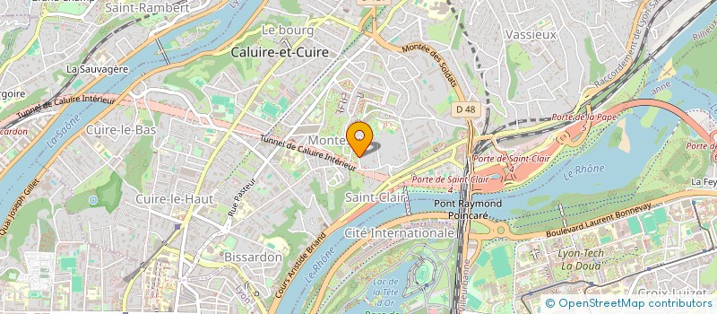 localisation de l'entreprise SCI MAS BOUNAB  CALUIRE-ET-CUIRE