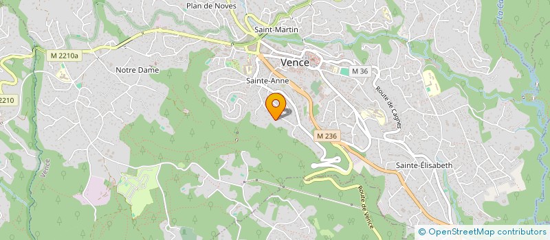 localisation de l'entreprise SCI MAS CLAUDE  VENCE