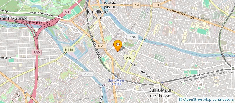 localisation de l'entreprise SCI MAS COLLOMBIN à SAINT-MAUR-DES-FOSSES