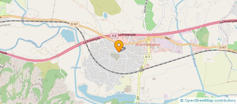 localisation de l'entreprise SCI MAS D'ARGENS à ROQUEBRUNE-SUR-ARGENS