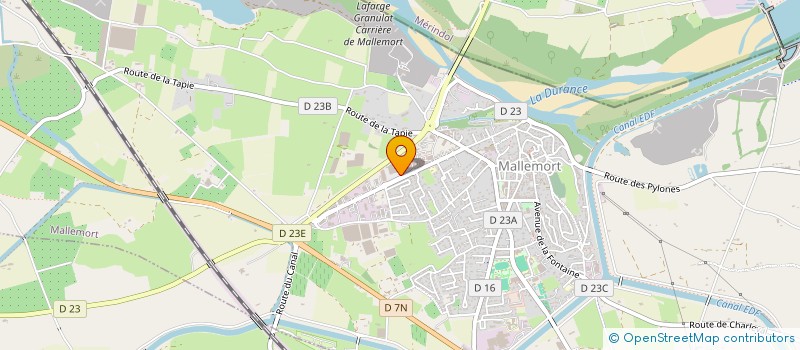 localisation de l'entreprise SCI MAS D'AUDIER à MALLEMORT