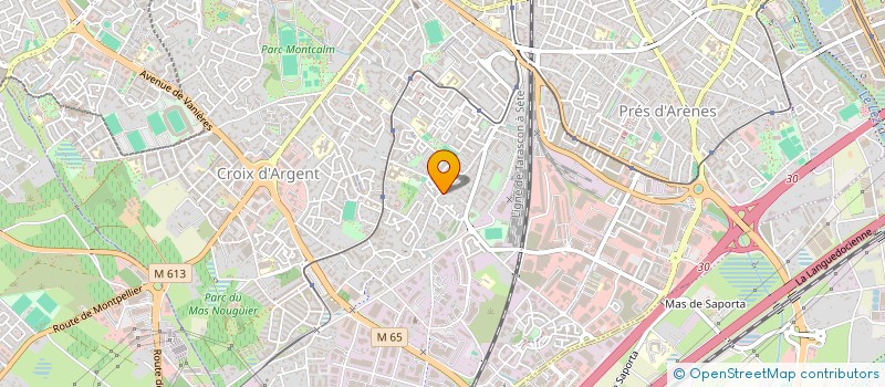 localisation de l'entreprise SCI MAS DE CADOULE à MONTPELLIER