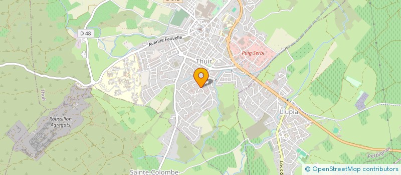 localisation de l'entreprise SCI MAS DE L'ERMITAGE  CAMELAS