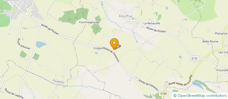 localisation de l'entreprise SCI MAS DE LA SOUCASSE à ROUFFIAC