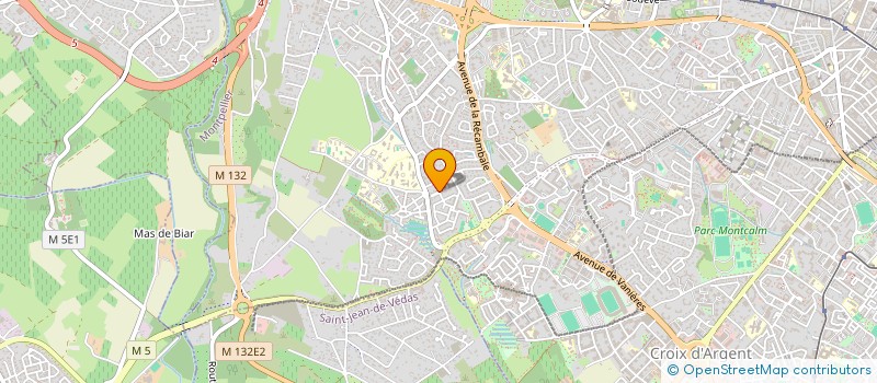localisation de l'entreprise SCI MAS DE PERRETTE à MONTPELLIER