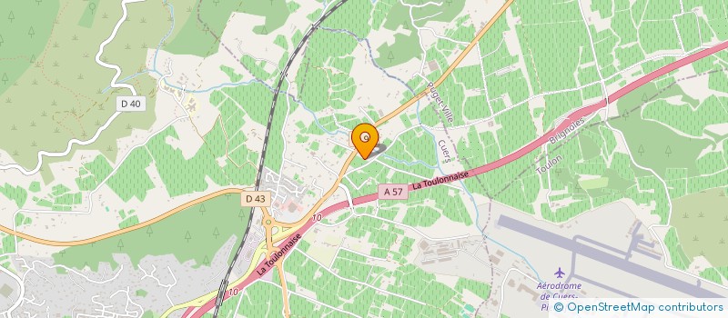 localisation de l'entreprise SCI MAS DE TRIAN  CUERS