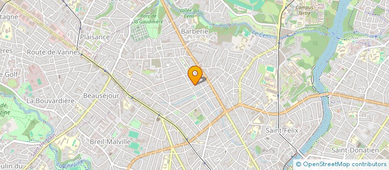 localisation de l'entreprise SCI MAS DEL LUM  NANTES