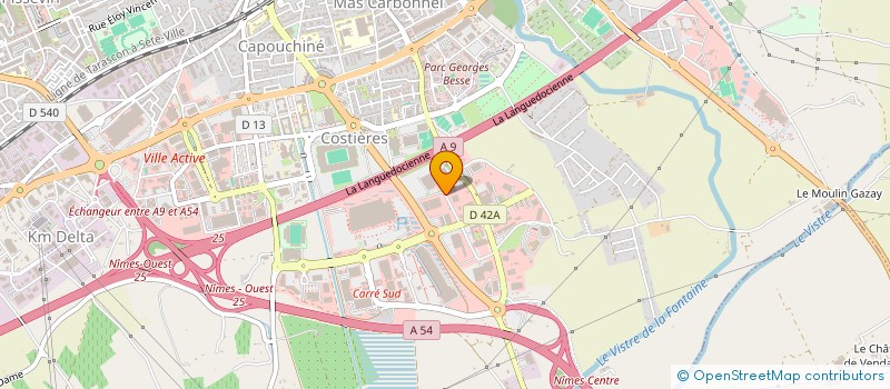 localisation de l'entreprise SCI MAS DES ABEILLES  NIMES