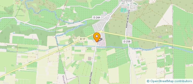 localisation de l'entreprise SCI MAS DES FIOLES  AUREILLE