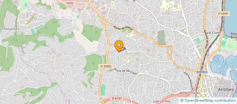 localisation de l'entreprise SCI MAS DES ORANGERS à ANTIBES