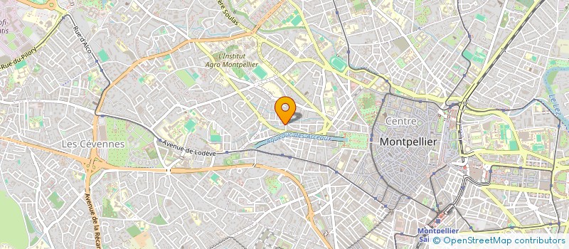 localisation de l'entreprise SCI MAS DIEU à MONTPELLIER
