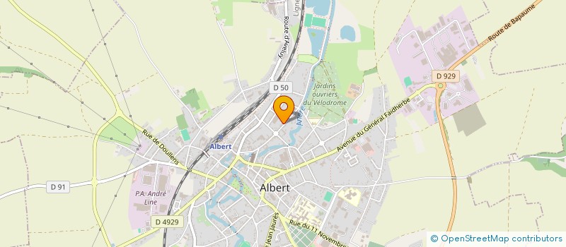 localisation de l'entreprise SCI MAS DOYEN  LANGERON